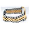 Image 4 : Rolex Mens 2T 18K Yellow Gold And Steel Champagne Index Datejust With Hidden Cla