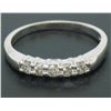 Image 1 : NEW Classic 14k White Gold 0.35 ctw Round Diamond Shared Prong Wedding Band Ring