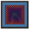 Image 1 : Alom (Blue/Red) de la serie Folklore Planetaire by Vasarely (1908-1997)