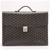 Image 1 : Goyard Black Goyardine Coated Canvas Chypre Deux Soufflets Briefcase Bag