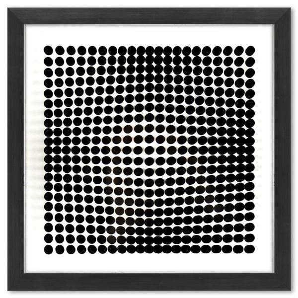 Trois Dimensions Optique de la serie Cinetiques by Vasarely (1908-1997)