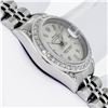Image 3 : Rolex Quickset Silver Index 18K Gold Diamond Bezel Datejust Wristwatch 26MM