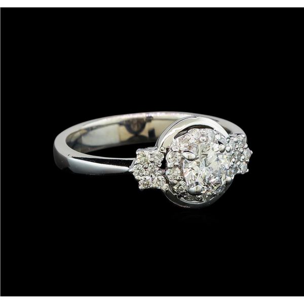 0.77 ctw Diamond Ring - 14KT White Gold