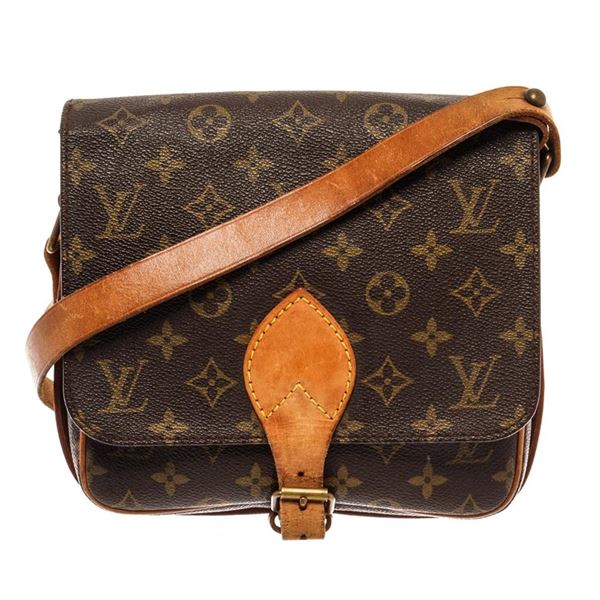 Louis Vuitton Brown Monogram Cartouchierï¿½ MM Messenger Bag