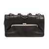 Image 1 : Chanel Black Leather Chocolate Bar Shoulder bag