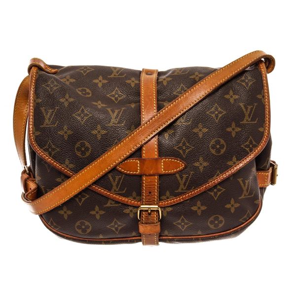 Louis Vuitton Brown Monogram Canvas Saumur 30cm Shoulder Bag