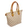 Image 2 : Louis Vuitton White Damier Azur Saleya PM Shoulder Bag