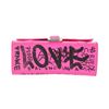 Image 5 : Balenciaga Pink Graffiti Printed Calfksin Leather Hourglass XS Top Handle Should