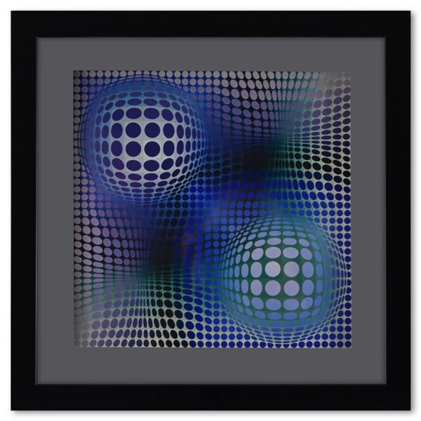 Feny de la serie Structures Universelles Du Damier by Vasarely (1908-1997)