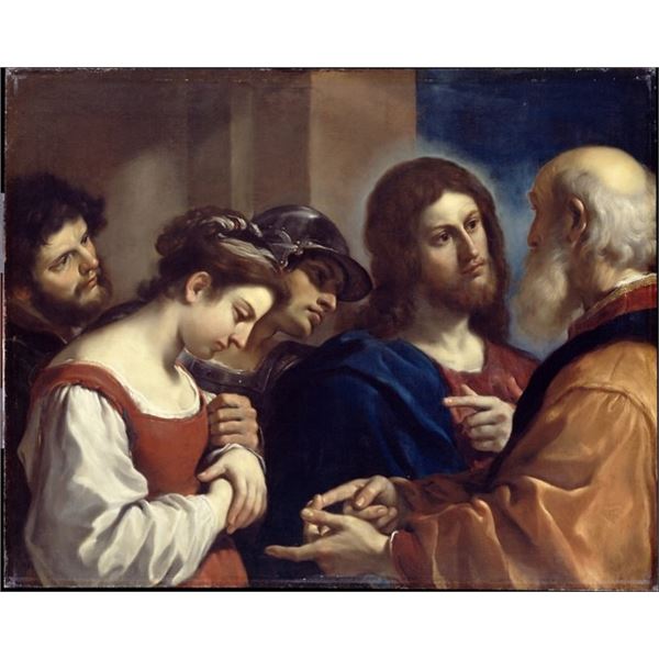 Guercino - The Woman Taken in Adultery