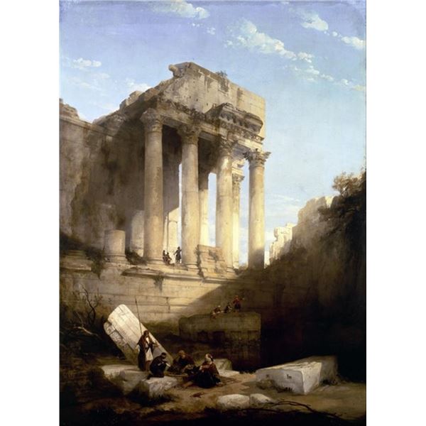 David Roberts - Ruins of the Temple of Bacchus