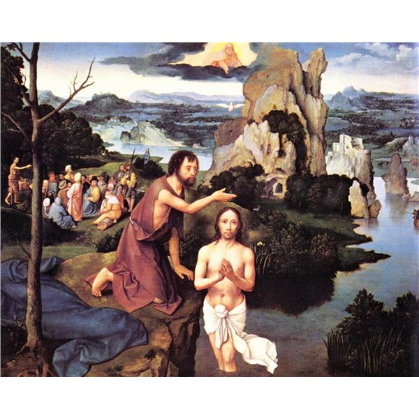 Joachim Patinir(Patinir) - Baptism of Christ