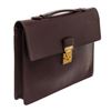 Image 2 : Louis Vuitton Burgundy Taiga Leather Serviette Clado Briefcase