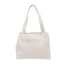 Image 1 : Chanel White Caviar Leather Tote Bag