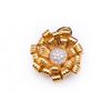 Image 1 : 18K Yellow Gold & Diamond Pendant/Brooch