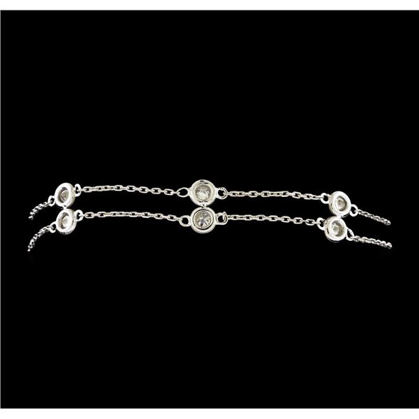 1.25 ctw Diamond Bracelet - 14KT White Gold