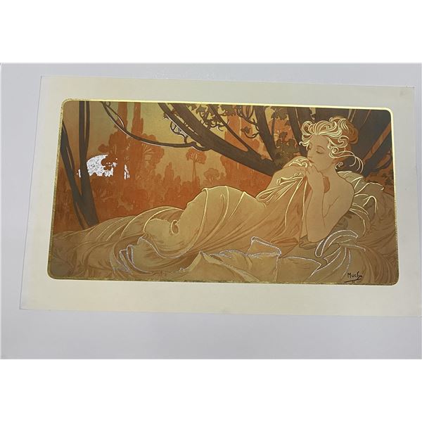 Dusk by Alphonse Mucha