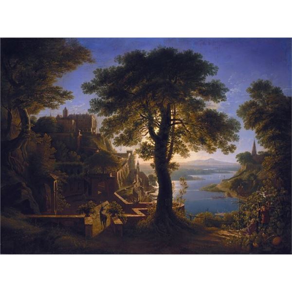 Karl Friedrich Schinkel - Castle by the River