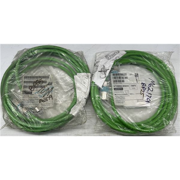 (2) Siemens #6FX8002-2EQ14-1AF0 Motion-Connect Cables