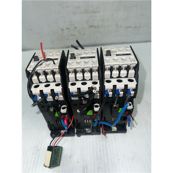 Lot of (3) Siemens #3TF4222-0B Contactors