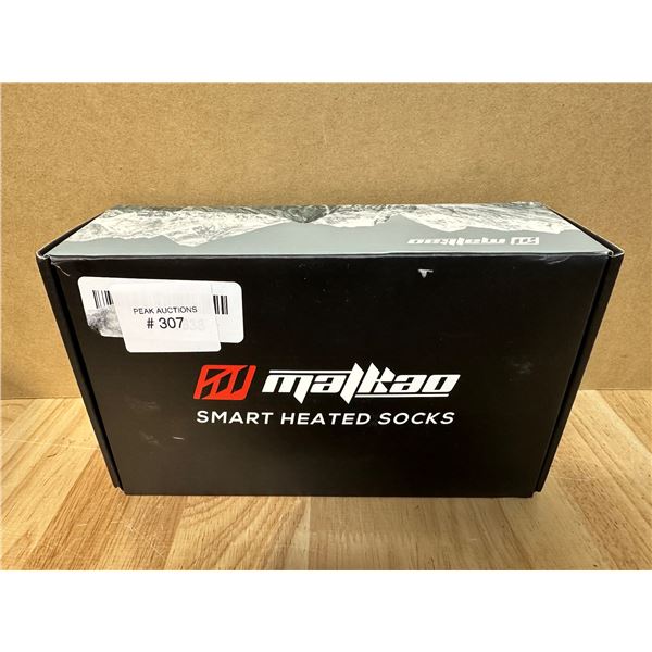 Lot of 1 Matkao Smart Heated Socks for Men - Black M