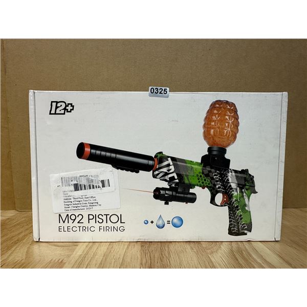 Lot of 1 Gel Ball Blaster M92 Pistol Electric Firing - NEW