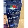 Image 2 : Lot of 4 Pairs of Fruit of the Loom Boxers for Men Size M - NEW