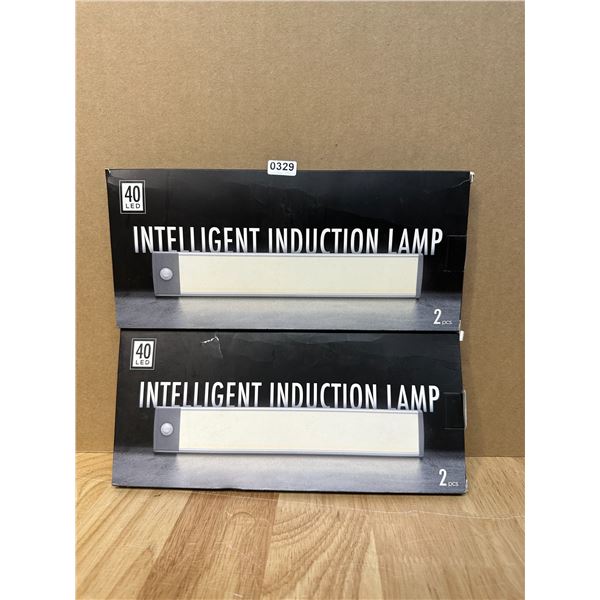 Lot of 2 Packs of Intelligent LED Motion Sensor Lights (4 Lights Total) - NEW