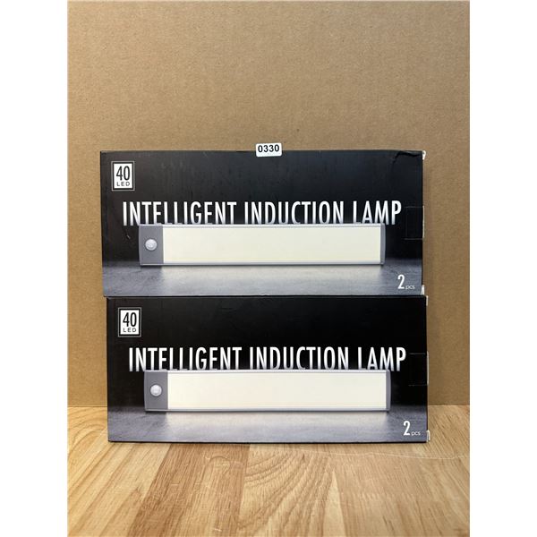 Lot of 2 Packs of Intelligent LED Motion Sensor Lights (4 Lights Total) - NEW