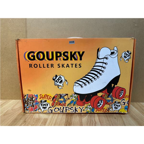 Lot of 1 Goupsky Roller Skates - Size 8 - New