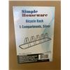 Image 4 : Lot of 1 Simple Houseware 5-Compartment Bicycle Rack (Large 70inch Size) - Brand New!