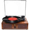 Image 1 : Lot of 1 Bluetooth Turntable Player - Vinyl Record Player with Bluetooth Function - BRAND NEW!!