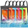 Image 1 : Lot of 4 Multi-Packs of Universal Waterproof Phone Pouches/Cases (fits up to 7.5") - 6 Each/24 Total