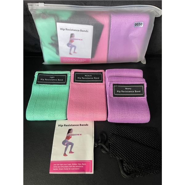 Lot of 2 Multi-Packs of Resistance Bands/Workout Bands - Brand New