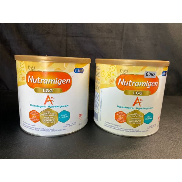 Lot of 2 Tubs of Enfamil Nutramigen LGG A+ Hypoallergenic Baby Formula (561g) - NEW