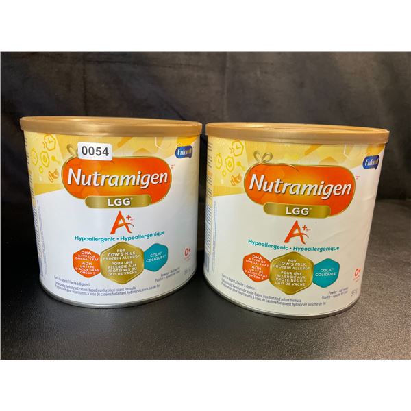 Lot of 2 Tubs of Enfamil Nutramigen LGG A+ Hypoallergenic Baby Formula (561g) - NEW