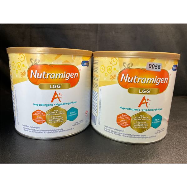 Lot of 2 Tubs of Enfamil Nutramigen LGG A+ Hypoallergenic Baby Formula (561g) - NEW