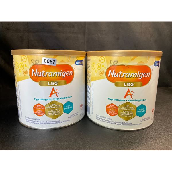Lot of 2 Tubs of Enfamil Nutramigen LGG A+ Hypoallergenic Baby Formula (561g) - NEW