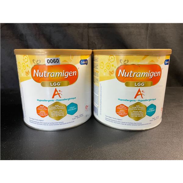 Lot of 2 Tubs of Enfamil Nutramigen LGG A+ Hypoallergenic Baby Formula (561g) - NEW