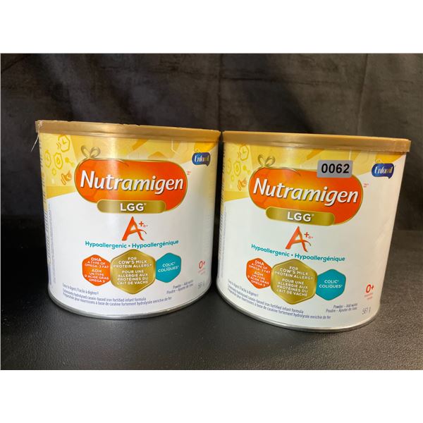 Lot of 2 Tubs of Enfamil Nutramigen LGG A+ Hypoallergenic Baby Formula (561g) - NEW