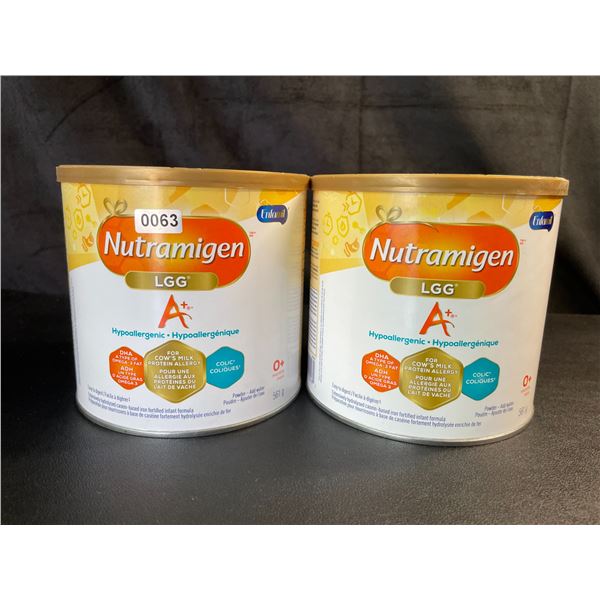 Lot of 2 Tubs of Enfamil Nutramigen LGG A+ Hypoallergenic Baby Formula (561g) - NEW