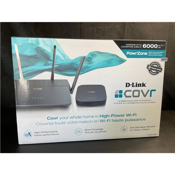 Lot of 1 D-Link Covr AC3900 Whole Home Wi-Fi System - BRAND NEW SEALED!