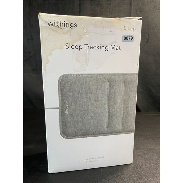 Lot of 1 Withings Smart Sleep Tracking Mat with Sleep Cycle Analysis - Open Box