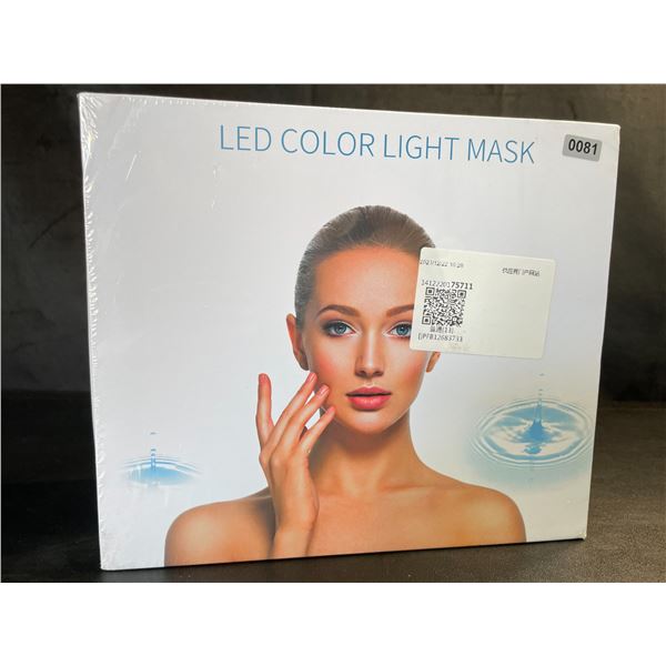 Lot of 1 LED Color Therapy Light Mask Device for Skin Rejuvenation - BRAND NEW SEALED!