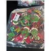 Image 2 : Lot of 6 Packs of "The Grinch" Themed Wooden Christmas Ornaments - 20PCS each - New!