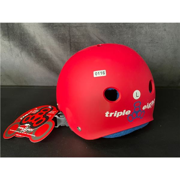 Lot of 1 Triple Eight Skate Helmet - Size L - Brand New with Tags!
