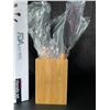 Image 4 : Lot of 1 Silicone Kitchen Cooking Utensil Set - Black Colour w/ Wooden Handles - Brand New! 11PCS