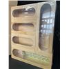 Image 2 : Lot of 1 Bamboo/Wooden Assorted Sized Ziploc Bag Drawer Organizer -12 x 15 inch - Brand New!