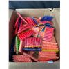 Image 1 : Lot of 1 Large Box FULL of Nerf Foam Toy Bullets - Over 500+ PCS (Approx.) - NEW!