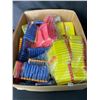 Image 1 : Lot of 1 Large Box FULL of Nerf Foam Toy Bullets - Over 500+ PCS (Approx.) - NEW!
